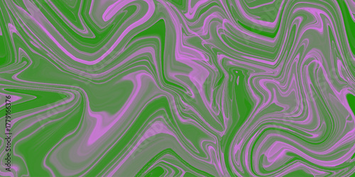 Abstract Psychedelic Swirling Pattern with Neon Green and pink Hues. Abstract Liquid Motion Art with Swirling Patterns. Abstract green and pink Swirling Liquid Motion Background.
