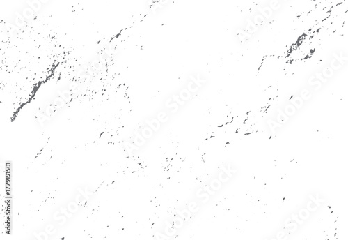 Subtle grey speckle and irregular shapes scattered across a clean white textured background grunge