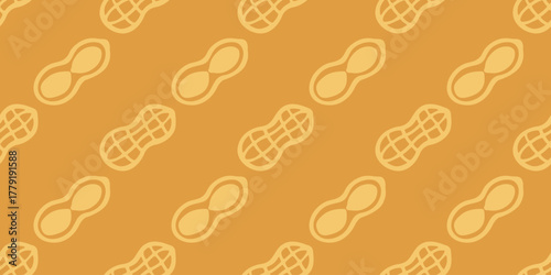 Peanuts seamless pattern background.