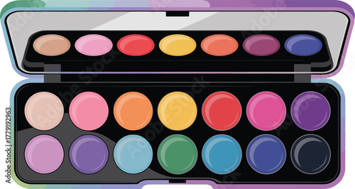 Shop eyeshadow palette colorful shades makeup beauty cosmetics professional artist kit