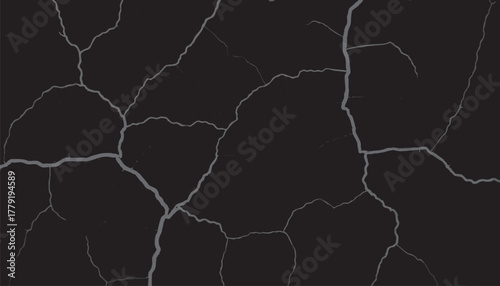 Dark Gray Cracked Surface Texture Abstract Background Pattern black broken