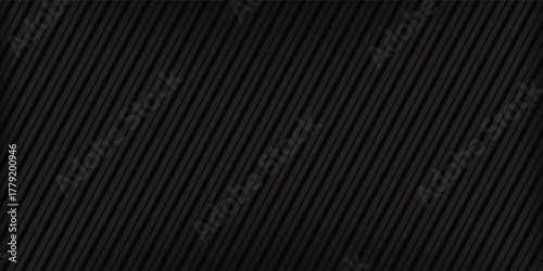 geometric elegant stripe texture for banner, business backdrop. black dark lines vector.