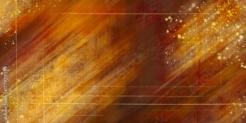 Abstract rough splash golden warm background with white chalk lines, bright warm grunge backdrop, concrete painted wall for industry banners, digital illustration.