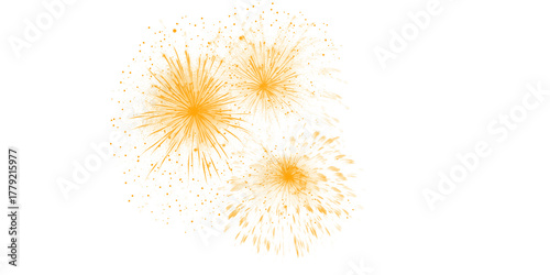 Golden firework texture, thin stroke lines. Isolated png illustration, transparent background. Design for overlay, montage, texture. Happy new year concept.	