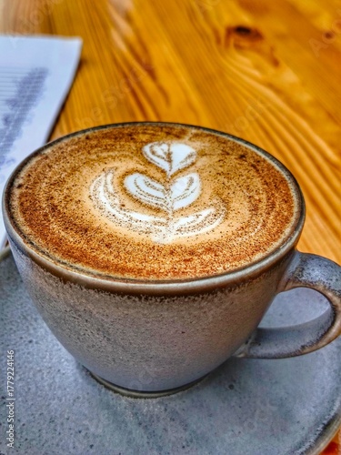 cup of coffee with milk