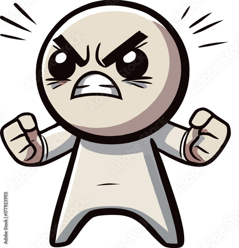 怒る人のイラスト