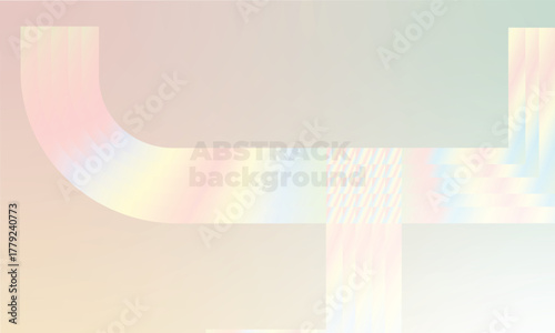 Abstract gradient design with pastel colors and geometric shapes for creative backgrounds and visual elements