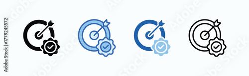 Veracity Icon Sheet Multiple Style Collection Isolated Vector