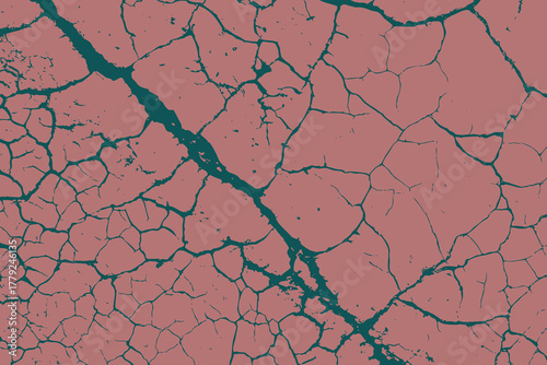 Cracked texture vector illustration. Wall crack black silhouettes, earthquake effect. crack concrete white wall or Cement wall background, crack white wall texture. Eps 10