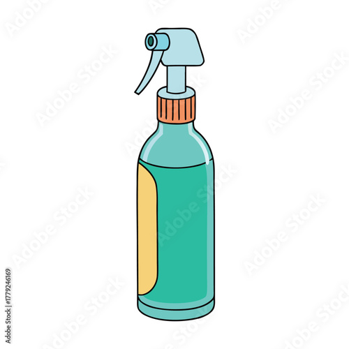 A sleek bottle with a spray nozzle, perfect for misting perfumes, cleaners, or skincare. Compact design ensures easy use and even distribution of fine mist.
