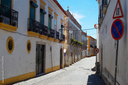 old town street Beja Portugal