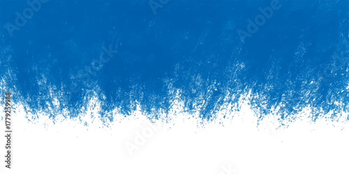 Abstract blue watercolour grunge background with winter texture and light splash effects