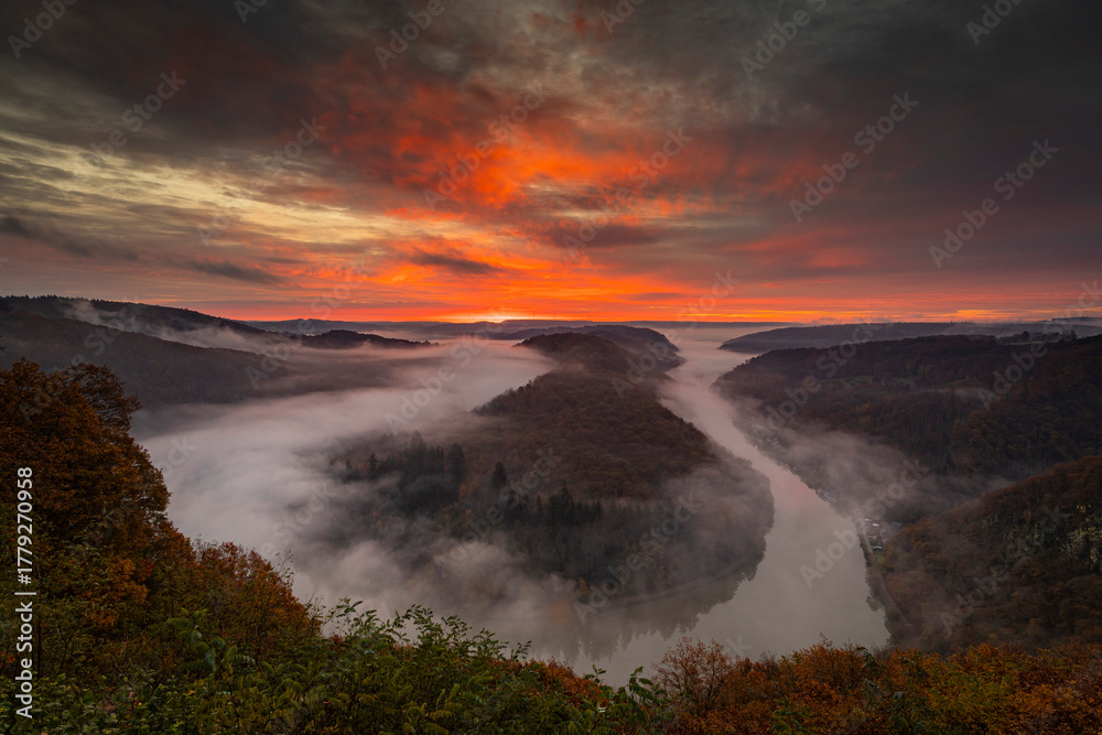 Fototapeta premium SAARSCHLEIF