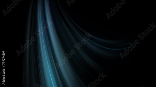 Colored air flow moving increasing towards the end. Animation of air conditioner blowing cool wind. Freezing wind waves air blowing effect Air cooling process
