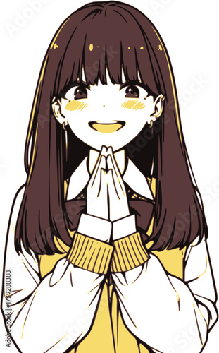 女子高生のポートレート