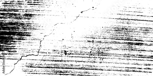 Crack and scratched grunge dust wall urban background texture vector. crack cement wall texture. black textured grainy cracked ground lines isolated on white. distressed overlay grainy texture.