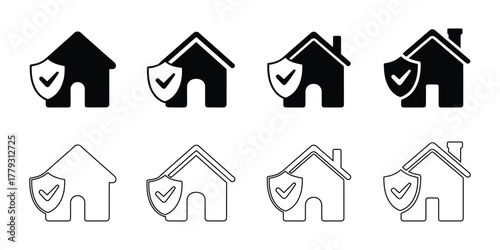 Protect your home and family with confidence. Offering security and peace of mind, it's the perfect symbol for real estate, insurance, and a secure future.