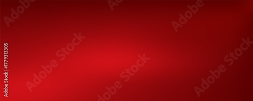 Abstract red gradient background, light and shadow on the backdrop with dimensions, hot tone wall with intense color, horizontal wallpaper.