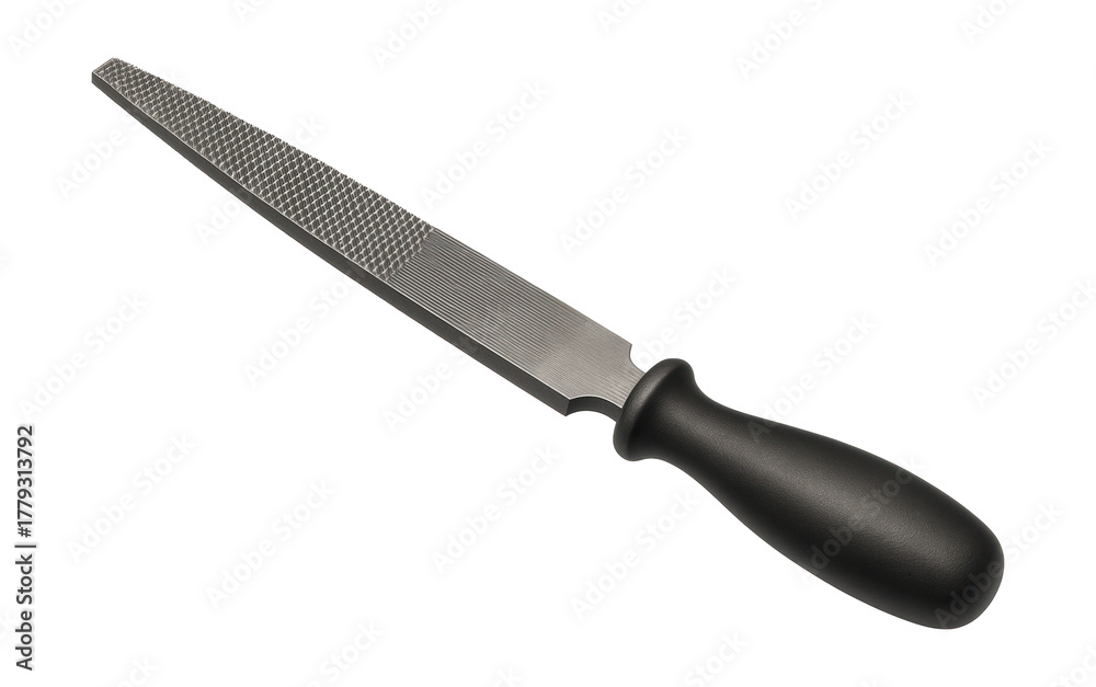 Fototapeta premium Dual-grit file for metalworking, ideal for diverse tasks in fabrication.