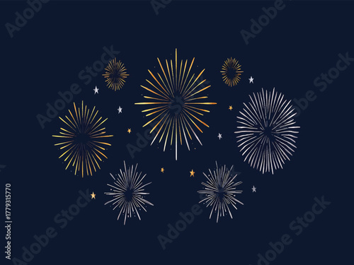 Festive Sparklers and Stars - Celebrating with Light