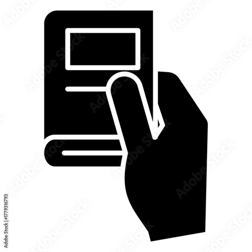 Pocket Book Glyph Icon