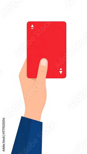 Animated human hand holding a red card depicting the Ace of Hearts