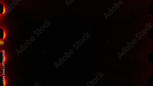 burn film and dust scratches overlay