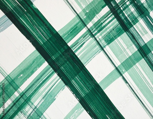 グリーンのタータン柄の背景素材　クリスマス　冬