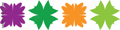 Floral Ornament Vector Design Collection – Beautiful Flower Shapes, Geometric Art, and Vintage-Inspired Decorative Elements for Creative Projects