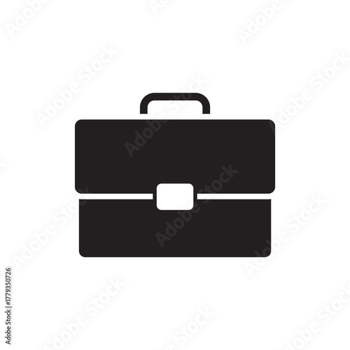 Solid Briefcase Business Job Portfolio Icon