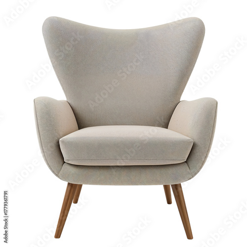 Comfortable Modern Chair With Sleek Design for Stylish Living Room Decor.
