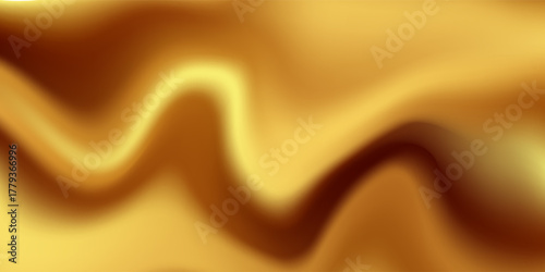 Shiny golden gradient background with smooth metallic texture, elegant and luxurious design perfect for invitations, certificates, packaging, and premium projects. golden silk background.