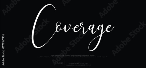 signature Font Calligraphy Logotype Script Brush Font Type Font lettering handwritten