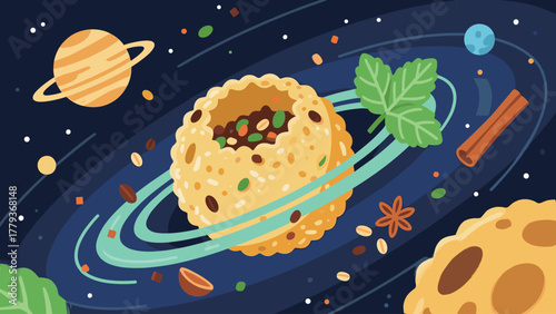 Galactic Biryani A Universe of Flavor