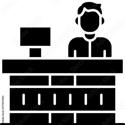 Reception Icon Vector Element