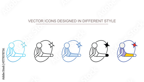 Cobra icon design with white background stock illustration