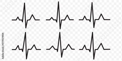heartbeat, pulse, ECG, EKG, waveform, medical, health, healthcare, cardiology, rhythm, heart,