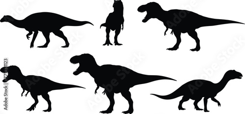 Dinosaur, Prehistoric, Animal, Creature, Reptile, Jurassic, Cretaceous, Fossil, Extinct, Wild, Nature, Beast, Ancient, Silhouette, Illustration
