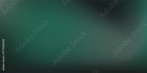Abstract background Soft green light on dark black color template. good nice soft color modern
