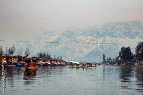 boats on the lake