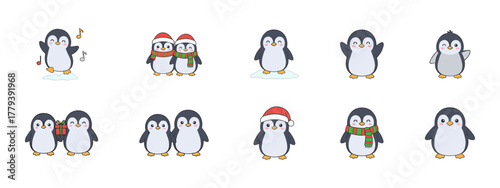 Penguin Cartoon Character Collection