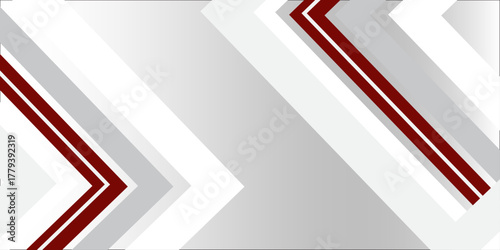 Red Geometric Lines Abstract Vector Design on White Background .Geometric abstract design with intersecting red and white lines creates a dynamic. Creative background for digital media,