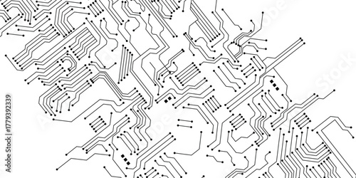 Abstract technology circuit background. 
