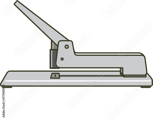 業務用の大きなホッチキスのイラスト（製本・事務機器・文具）