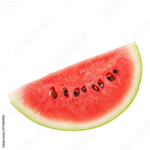 Juicy Watermelon Slice Ready for Summer Snacks and Refreshing Desserts