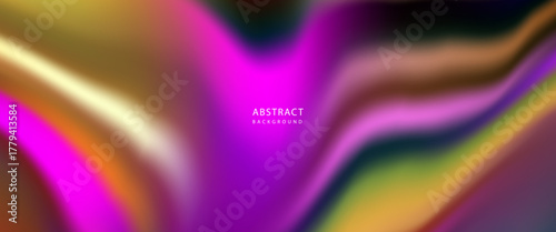 Vibrant Abstract Color Swirl With Rainbow Gradients And Fluid Motion For Creative Backgrounds.vector illustration eps10