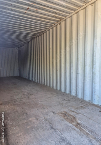 photo of a shipping container