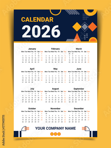 Wall Calendar 2026