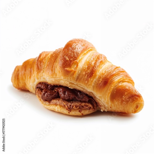 croissant isolated on white