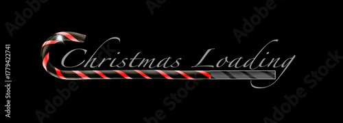 Zuckerstange als Christmas Loading Balken